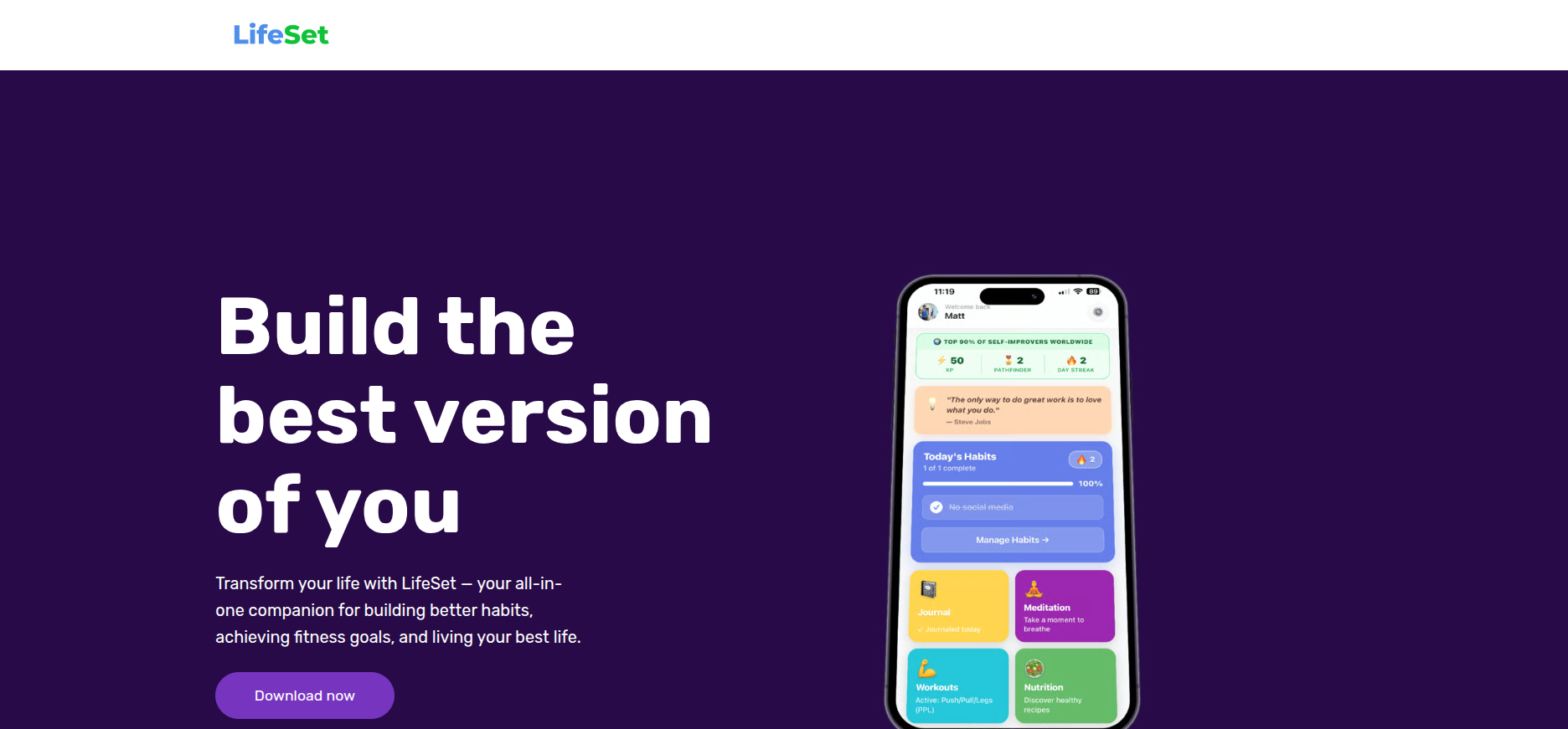 lifeset wellbeing